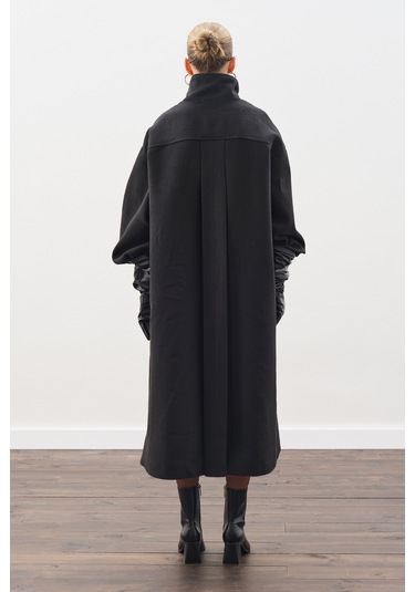 Gaıa Geniş Kaban Siyah Siyah