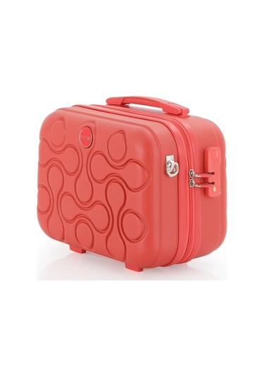 Mçs Polipropilen 3lü Valiz Seti Büyük & Kabin & Makyaj V376 S23sy1000053-set 00022 Mercan