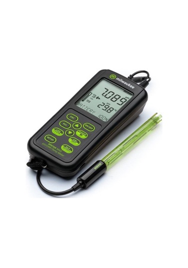 Milwaukee MW106 pH ORP Sıcaklık Ölçer pH metre - IP67 USB
