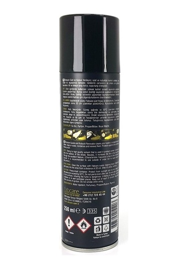 Fabcare Süet ve Nubuk Koruyucu Sprey 250 ML - Siyah