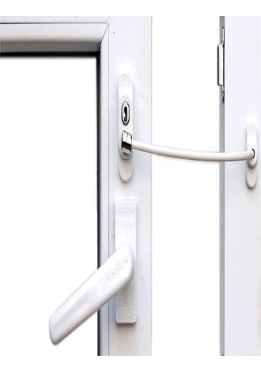 Kilit Pencere Cam Pimapen Bebek Güvenlik Çelik Halatlı Emniyetli Anahtarlı Kapı Çocuk Kilidi