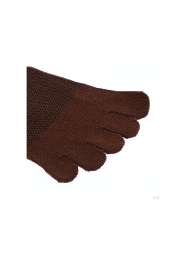 Kahverengi Burun Çorapları Doğa Sporları Nefes Alabilen Düşük Kesim Ayak Bileği