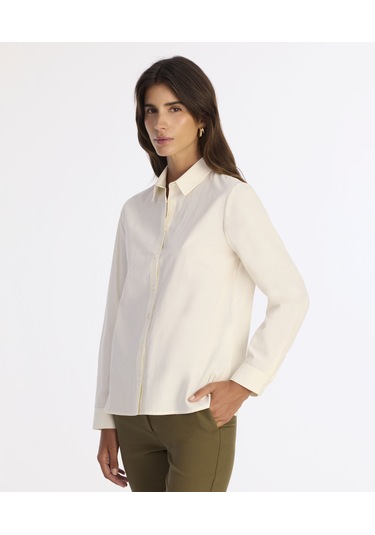 Yargıcı Regular Gömlek Yaka Uzun Kol Gömlek 25kkgm6031x 002 Beyaz