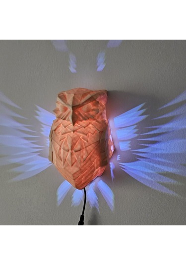Jetjest Baykuş Figürlü Rgb Led Gece Lambası