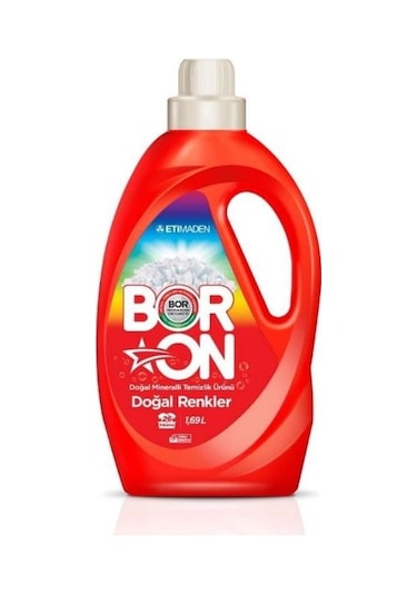 Boron Doğal Renkler Sıvı Çamaşır Deterjanı 26 Yıkama 1690 ML