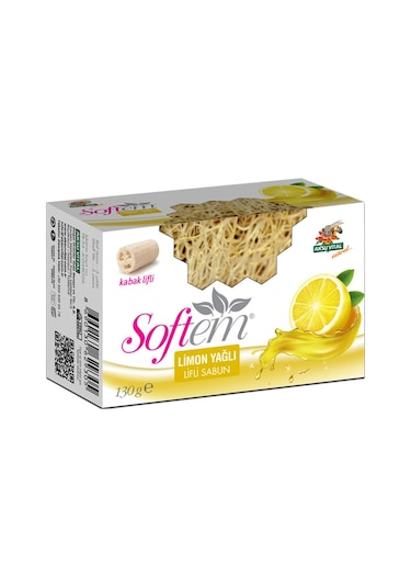 Softem Limon Yağlı Kabak Lifli Sabun 130 G