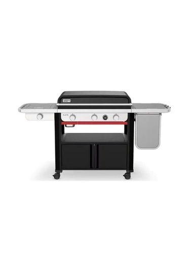 Weber Slate Gpd 76 Cm Premium Griddle Side Burner'lı Plancha-194 Siyah