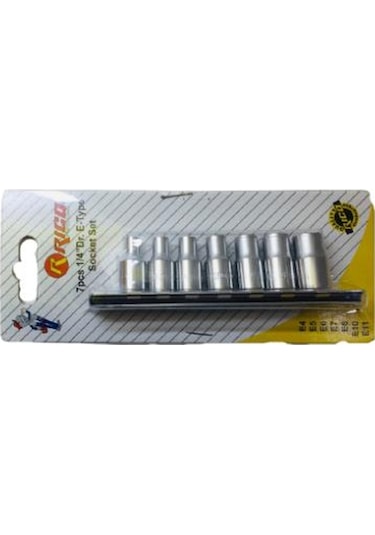 Rico Rc1407 1/4" İç Torx E Lokma Seti 7 Parça