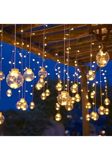 Elmpaly Ilık Işık 8 Farklı Işık Modu Dilek Topu Yeni Model Led Işık Dizisi Sıcak Ve Romantik Atmosfer Yaratır Hem İç Mekan Hem Dış Mekan Dekorasyonu İçin Dayanıklı Ve Şık Altın