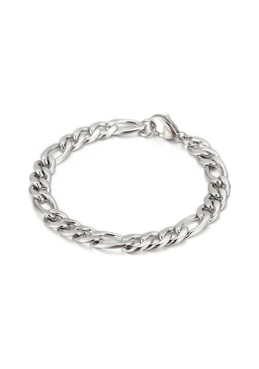 Chavin 6 mm Figaro Gri Çelik Erkek Bileklik et85by-6