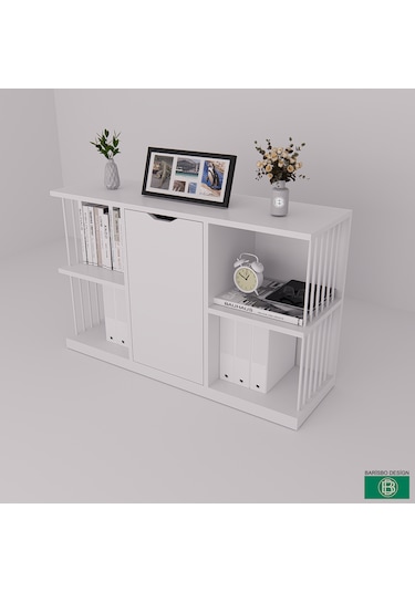 Kitaplık, Dosyalık Çok Amaçlı Açık Raflı Dolap