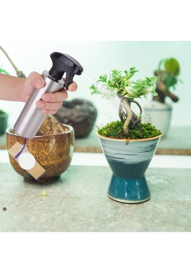 Xindoker 304 Paslanmaz Çelik 350ml Hava Basınçlı Yağ Spreyi - Ayarlanabilir Nozlü, Kontrollü, Ev Fırın Ve Barbekü İçin