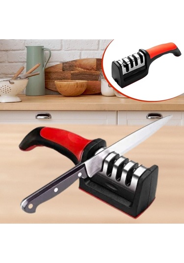 Buffer 4 Aşamaları Kaymaz Taban Hızlı Makas Bıçak Bileyicisi