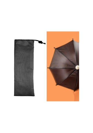 Homyl Bağcıklı Saklama Çantası Hafif Çadır 13cmx45cm Siyah