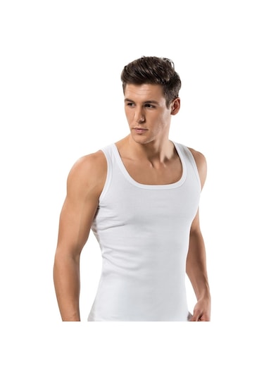 Erdem 1128 Erkek Fitilli Atlet Kaşkorse 3'Lü Paket