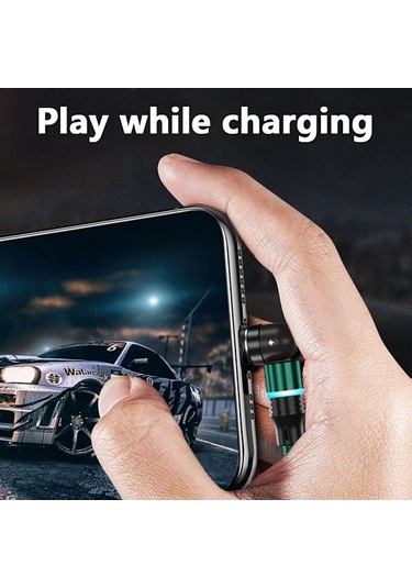 3-pack Magnetiska Usb-laddningskablar - Hållbar Flätad Nylon