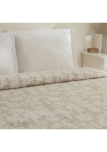 Karaca Home Glorinda Çift Kişilik Akrilik Battaniye Açık Kahve Kahverengi