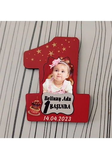 1 Yaş Magnet 25 Adet 7 CM