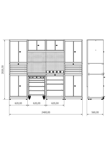 MT-1019 Modüler Çalışma Tezgahı -