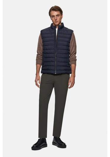 Twn Slim Fit Lacivert Düz Yelek Mont 5ecy705015033 101