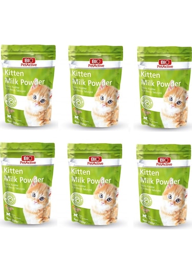 Bio Petactive Kitten Milk Powder Yavru Kedi Süt Tozu 200 Gr. X 6 Adet