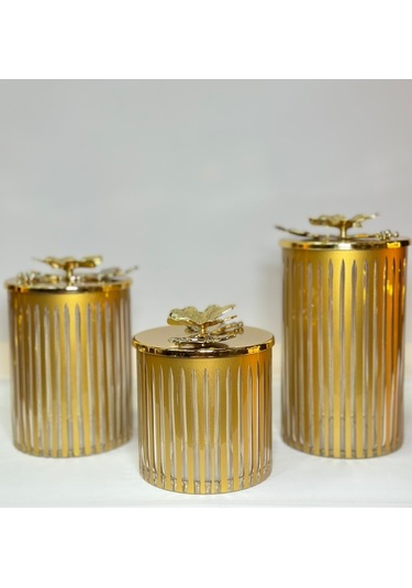 3'lü Kesmeli Kavanoz Seti Gaga-5000