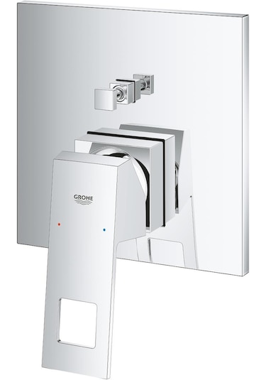 Grohe Eurocube Ankastre Banyo Duş Bataryası 2 Çıkışlı Divertörlü- Krom