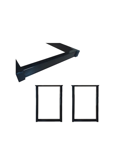 CVTdesign Metal Ayak Masif Kütük Sehpa Bench Bank Ayağı Profil Ayaklar