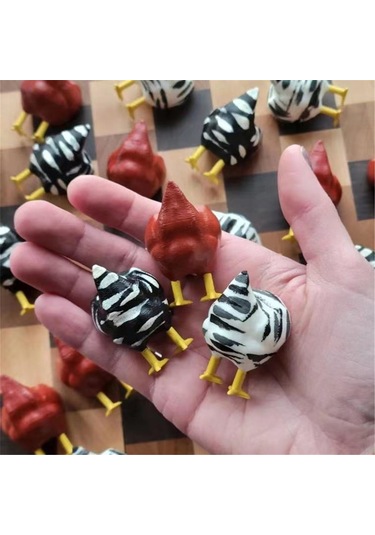 Dofolink Kırmızı Tavuk Popoyu Bıçaklama Mıknatıslı Buzdolabı Sticker - 1 Adet Funny Dekoratif