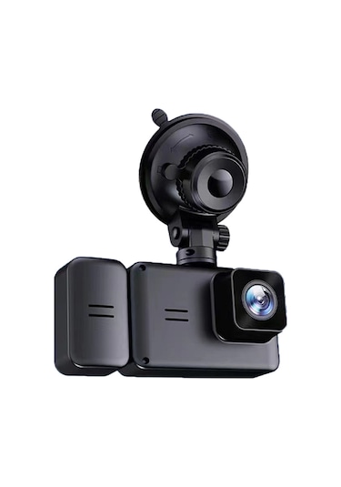 Gajeena A18 Model 1080p Gece Görüşlü Üç Kanallı Wifi Araç Kamerası - Otomatik Döngü Kayıt Ve Park Monitörü Fonksiyonu