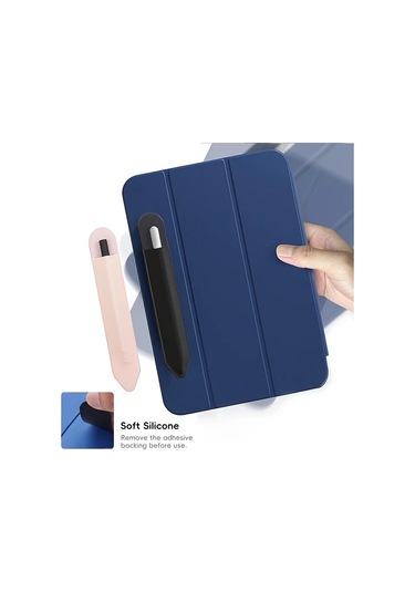 Cordial 1 Adet Açık Pembe Tablet Stylus Kılıfı, Kapasitif Kalem Koruma Kılıfı,  Pencil Kılıfı, İnce Taşınabilir Yapışkanlı Kalem Çantası