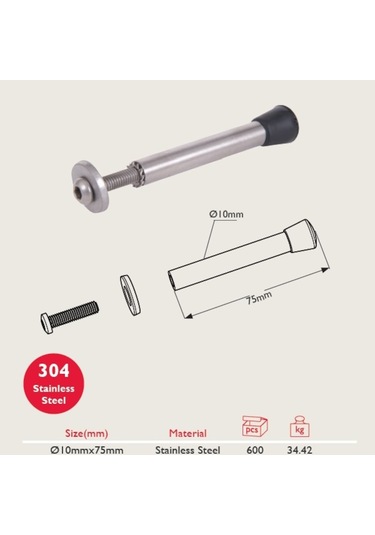 Gürçay Wc Ve Soyunma Kabini Elbise Askısı Paslanmaz 25.642