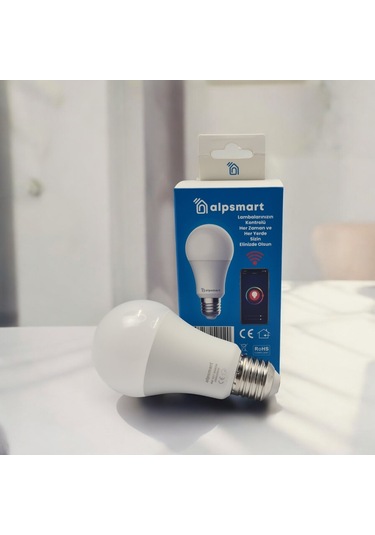Alpsmart As8229 Cw Akıllı Wifi Led Lamba Tuya Destekli Ampül 9w