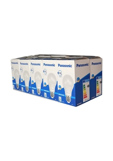 Panasonic 8,5 Watt E-27 Beyaz Işık Tasarruflu LED Ampul 10 Adet