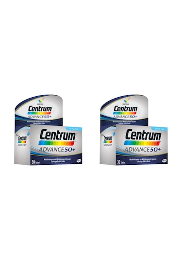Centrum Advance 30 Tablet - 50 Yaş Üstü 2 Adet
