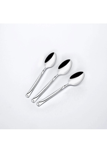 Nehir 12 Adet Fiesta Saten Çay Kaşık 304 Kalite 2 mm Gümüş