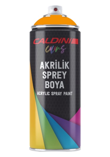 Caldini Caterpillar Sarı Akrilik Sprey Boya 400 Ml