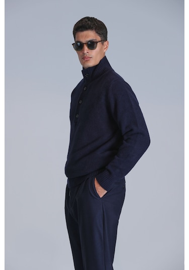 Lufian Erkek Bert Kazak 112090147 Lacivert Lacivert