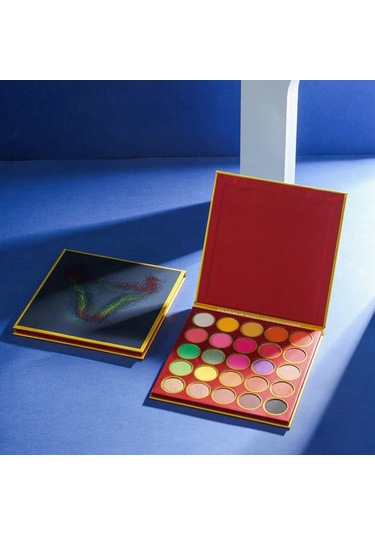 Hangfox 25 Renkli Göz Farı Paleti - Parlak Pırlanta, Abş Malzemesi, Üniversite/cosplay Makyajı - Tip A