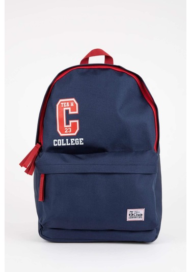 Defacto Unisex Çocuk Baskılı Oxford Okul Sırt Çantası C5542A8NSNV2