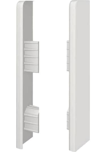 Espumo Kompozit Süpürgelik 12 Cm Bitiş Kapağı Aksesuarı 1 Paket - 2 Adet - Beyaz - Esp501