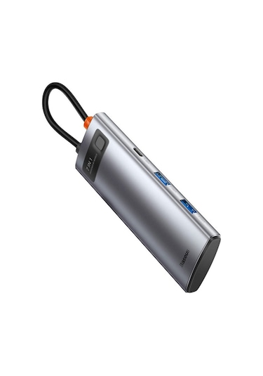 Baseus Metal Gleam 7 In 1 Multifonksiyonel Hub Dock Station
