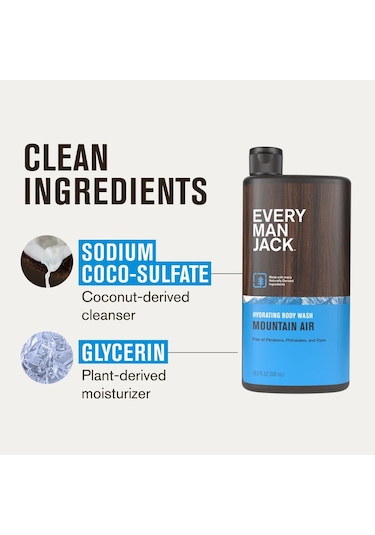 Every Man Jack Mountain Air Nemlendirici Duş Jeli 500ml Diğer