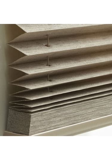 Cam Balkon Plise Perde Keten Serisi Vip 4 Renk, Alüminyum Kasa (442389875)