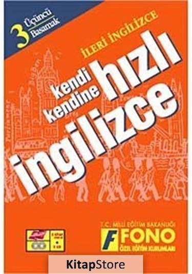 Hızlı İngilizce 3.Basamak Seti - Kutulu- Fono Yayınları