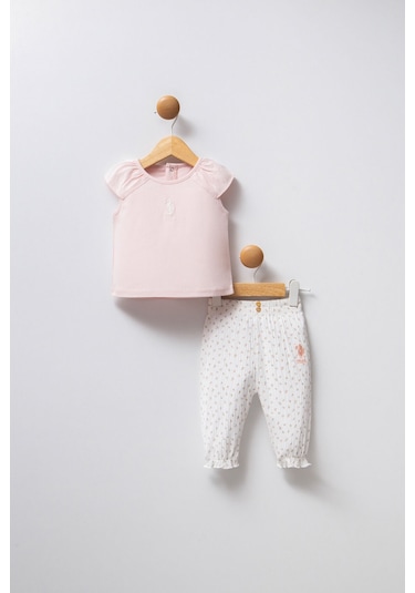 U.S. Polo Assn. U.s. Polo Assn Kız Bebek Pembe Takım Pembe