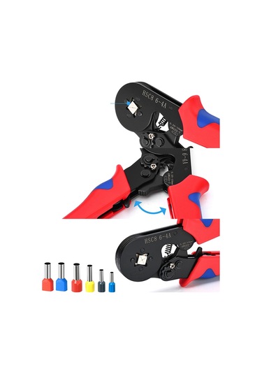 Sıkma Pensesi Hsc8 6-4a Boru Terminali Zarif Saklama Kutusu