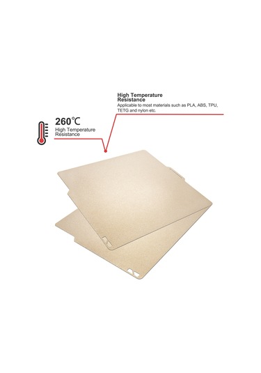 Fosenze Bambu Lab X1/p1p İçin 257x257mm İki Yönlü Peı Kaplı Manyetik Yaylı Çelik Platform - Pla/abs/tpu/tetg/nilon Uyumlu, Yumuşak Manyetik Yok