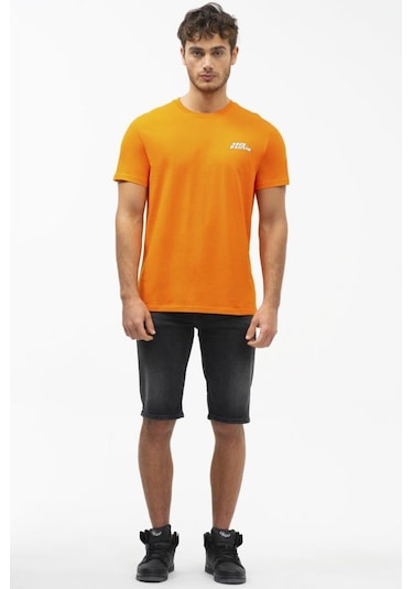 No Fear Erkek T-shirt Turuncu 001