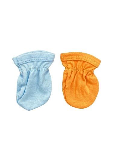Sebi Bebek Eldiveni 0-3 Ay 9903 Turuncu-mavi Mavi - Turuncu